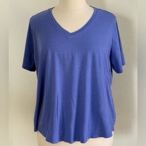 Terra & Sky Short Sleeve Top in Blue